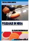 Brošura poliranje in nega
