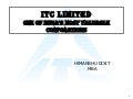 Bsiness Environment & Strategic Analysis Of Itc Hotels