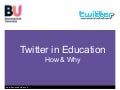 Twitter in Education