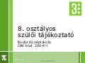 Budai kozepiskola 2012