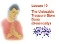 Buddhism for you lesson 10-dana
