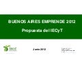 Buenos Aires Emprende 2012 - IECyT