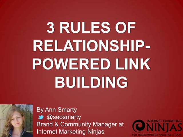 3 Rules of Relationship-Powered Lin...