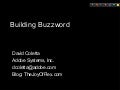 Building Buzzword (Flex Camp Boston 2007)