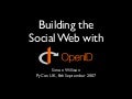 Building the Social Web with OpenID