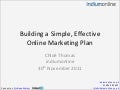 Building a simple effective online marketing plan