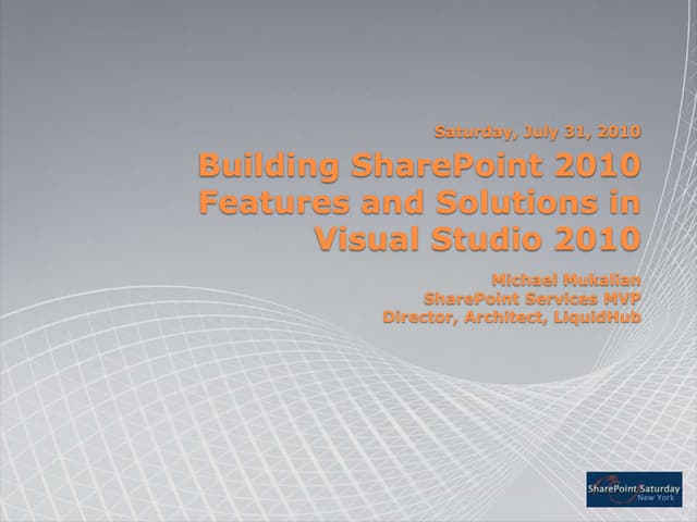 Michael Mukalian: Building SharePoi...