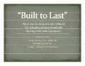 Built to Last - Jerry Young