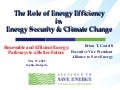 U.S. Department of State, Office of International Information Programs Conference: Renewable Energy and Energy Efficiency to Enhance Energy Security