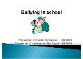 Bullying in school
