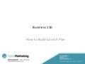Bus110 launch plan