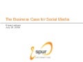 Business Case For Social Media 2008