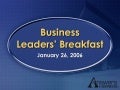 Business Leaders' Breakfast