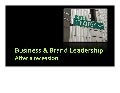 Business And Brand Leadership after a recession