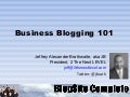 Business Blogging 101 Power Networking