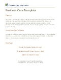 Business Case Template