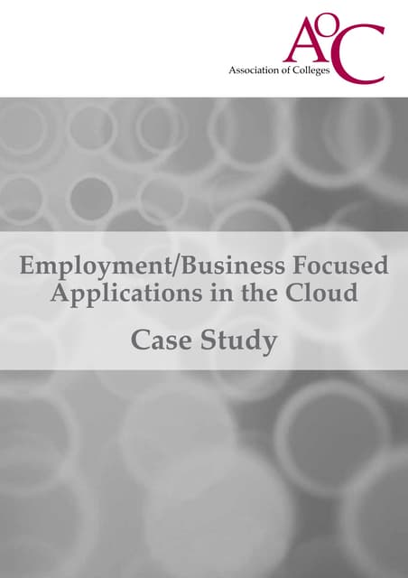 Business focused app cloud final version