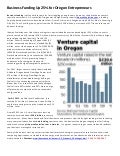 Business Funding up 25% for Oregon Entrepreneurs