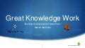 Governance on the Business Side for SharePoint and Knowledge Management