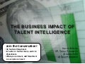Business Impact of Talent Intelligence