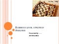 Business level strategies