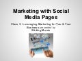 Marketing with Social Media Business Pages