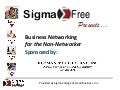 Business Networking For Non Networkers 012010