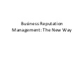 Business reputation management