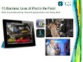 15 Business Uses of iPad In the field  