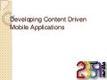 Making Fast Mobile Applications