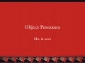 Direct object pronouns 2