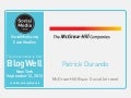 BlogWell New York Social Media Case Study: McGraw-Hill Companies, presented by Patrick Durango