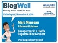 BlogWell Philadelphia Social Media Case Study: Johnson & Johnson, presented by Marc Monseau