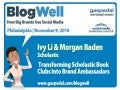 BlogWell Philadelphia Social Media Case Study: Scholastic, presented by Ivy Li & Morgan Baden