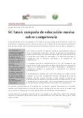 C.15-12 SC lanzó campaña de educación masiva sobre competencia