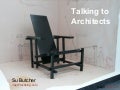Talking to Architects: Council for Aluminium in Building Mini Conference, Bradford 2012