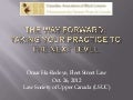 The way forward: Taking your practice to the next level