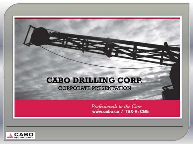 Corporate Presentation