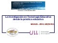 Investigación sobre TIC en el sistema escolar