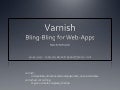 Caching with Varnish