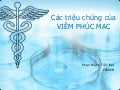 Cac trieu chung cua viem phuc mac