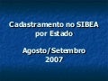 Cadastramento Sibea Por Estado 2