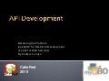 Cakefest 2010: API Development