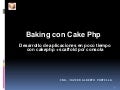 Desarrollo rapido de aplicaciones web en php con el framework cakephp + scaffold
