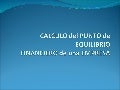 Cálculo Del Punto De Equilibrio