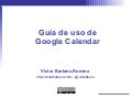 Guía de uso de Calendar