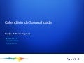 Calendário de sazonalidade