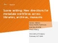 OCLC Research @ U of Calgary: New directions for metadata workflows across libraries, archives, museums