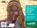 New Technology Enhancing Humanitarian Cash and Voucher Progamming