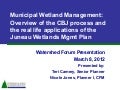 Juneau Wetland Management Plan by Teri Camery and Nicole Jones